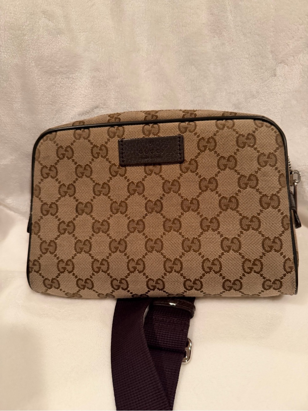 Gucci Brown GG Belt Bag Authentic - Picture 6 of 7